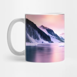 Ice Mountains in Winter Mug